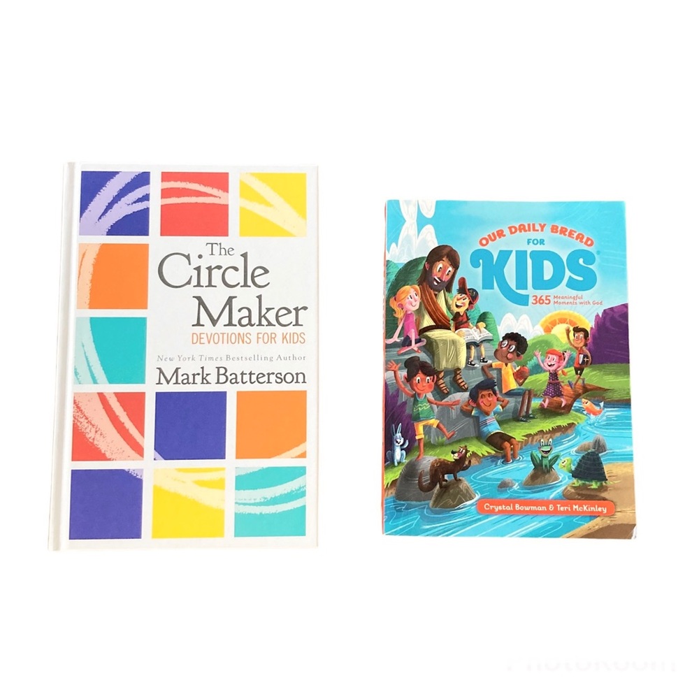 The Circle Maker & Our Daily Bread 365 Kids Devotional Books Set of two